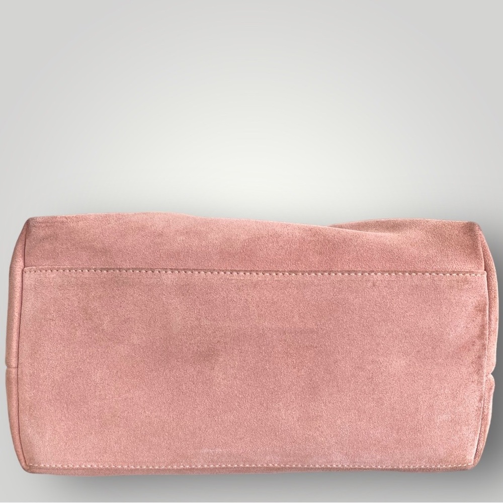 Vintage Gucci Blush Pink Suede Shoulder Bag - Picture 6 of 12